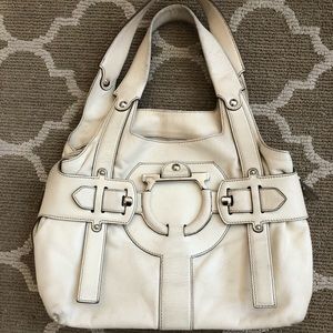 Salvadore Ferragamo cream bag